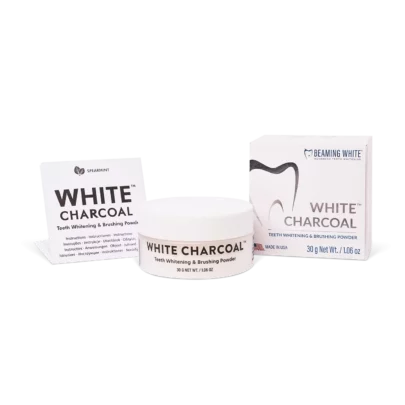 polvo blanqueador de dientes WHITE CHARCOAL™ l