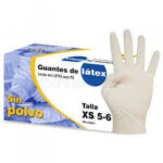 Guantes de látex -sin polvo polvo 100 ud