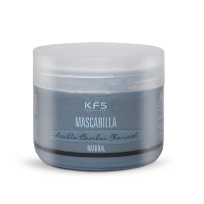 Mascarilla de Arcilla Negra-Bamboo Charcoal Natural Kefus 250 ml para Pieles Grasas y Mixtas, Puntos Negros
