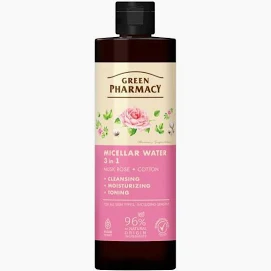 Agua Micelar con Extracto de Rosa 3 en 1 – Green Pharmacy