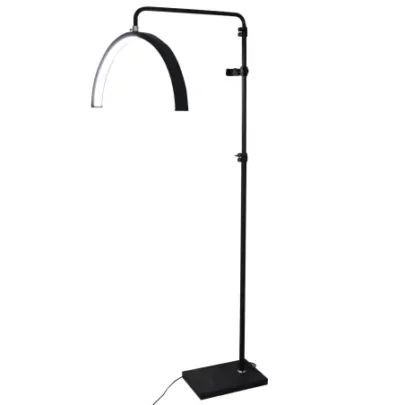 LÁMPARA LED DE PIE MEDIA LUNA