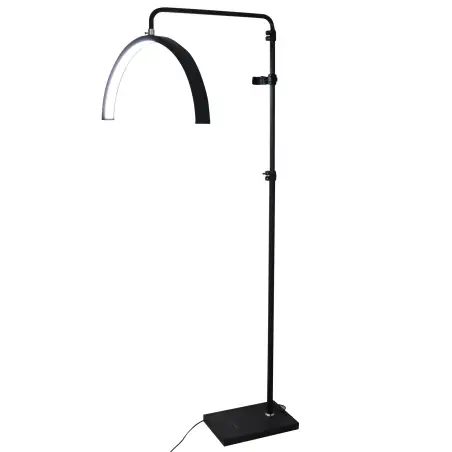 LÁMPARA LED DE PIE MEDIA LUNA